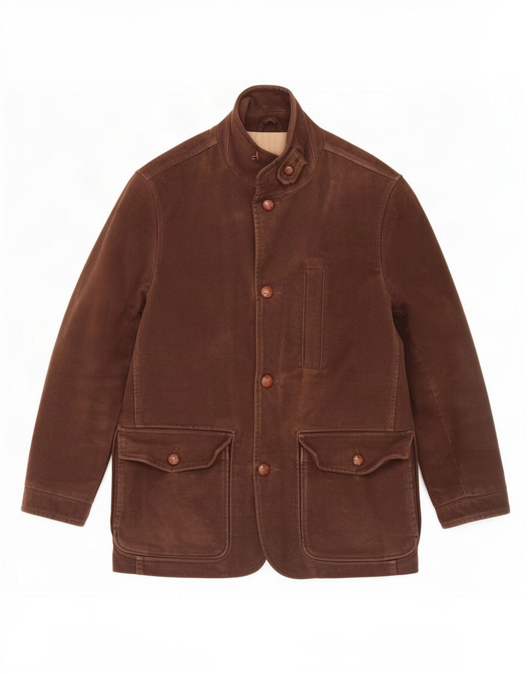 Henry Cottons Mens Utility Jacket IT 46 Small Brown
