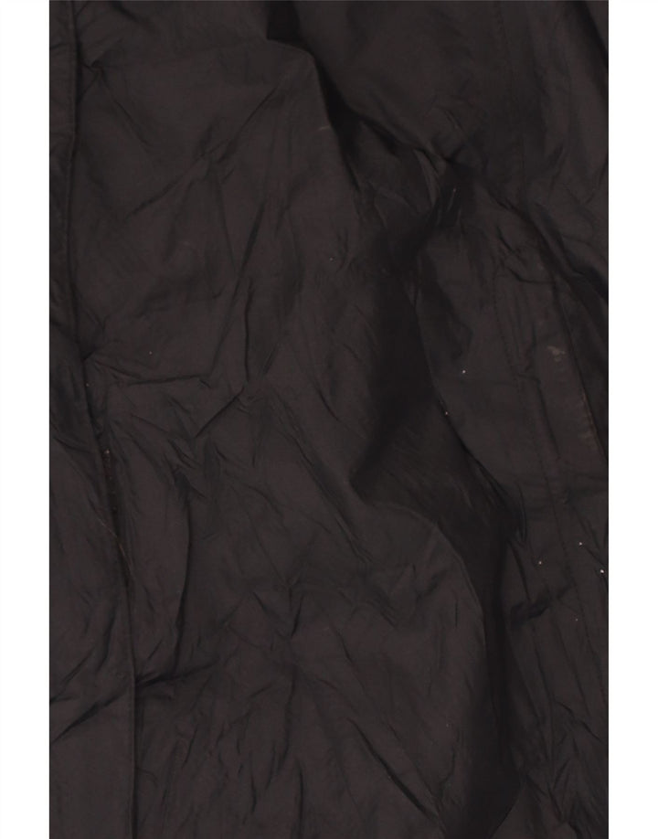 Columbia Womens Hooded Rain Jacket UK 16 Large Black Nylon