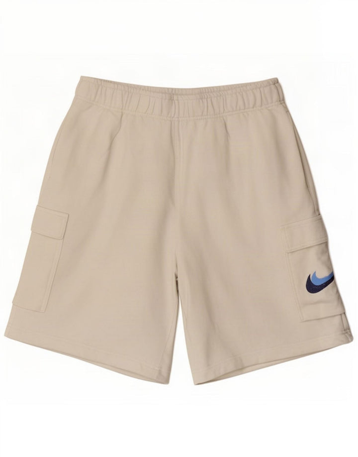 Nike Mens Cargo Sport Shorts Large White Cotton