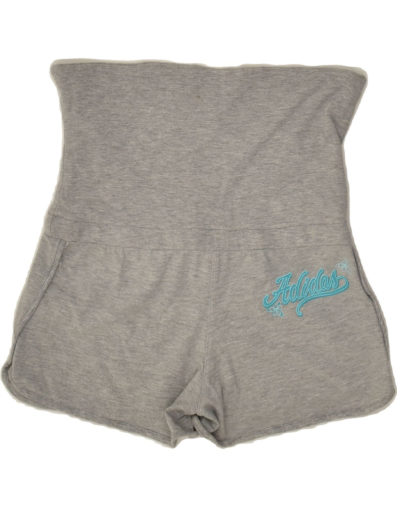 ADIDAS Girls Strapless Playsuit 13-14 Years  Grey Cotton | Vintage Adidas | Thrift | Second-Hand Adidas | Used Clothing | Messina Hembry 