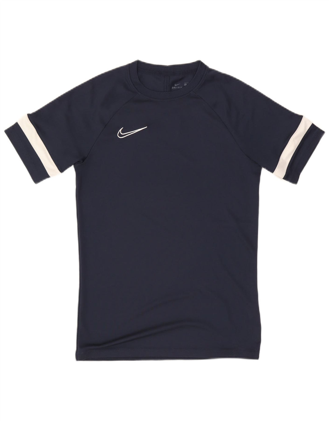 Nike Mens Dri Fit T-Shirt Top Small Navy Blue Colourblock