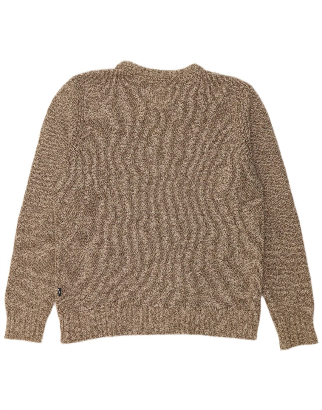 Fat Face Mens Crew Neck Jumper Sweater Medium Grey Flecked Wool