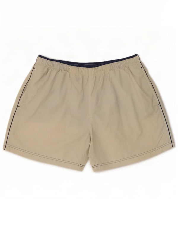 Marks & Spencer Mens Blue Harbour Swimming Shorts Large Beige Nylon