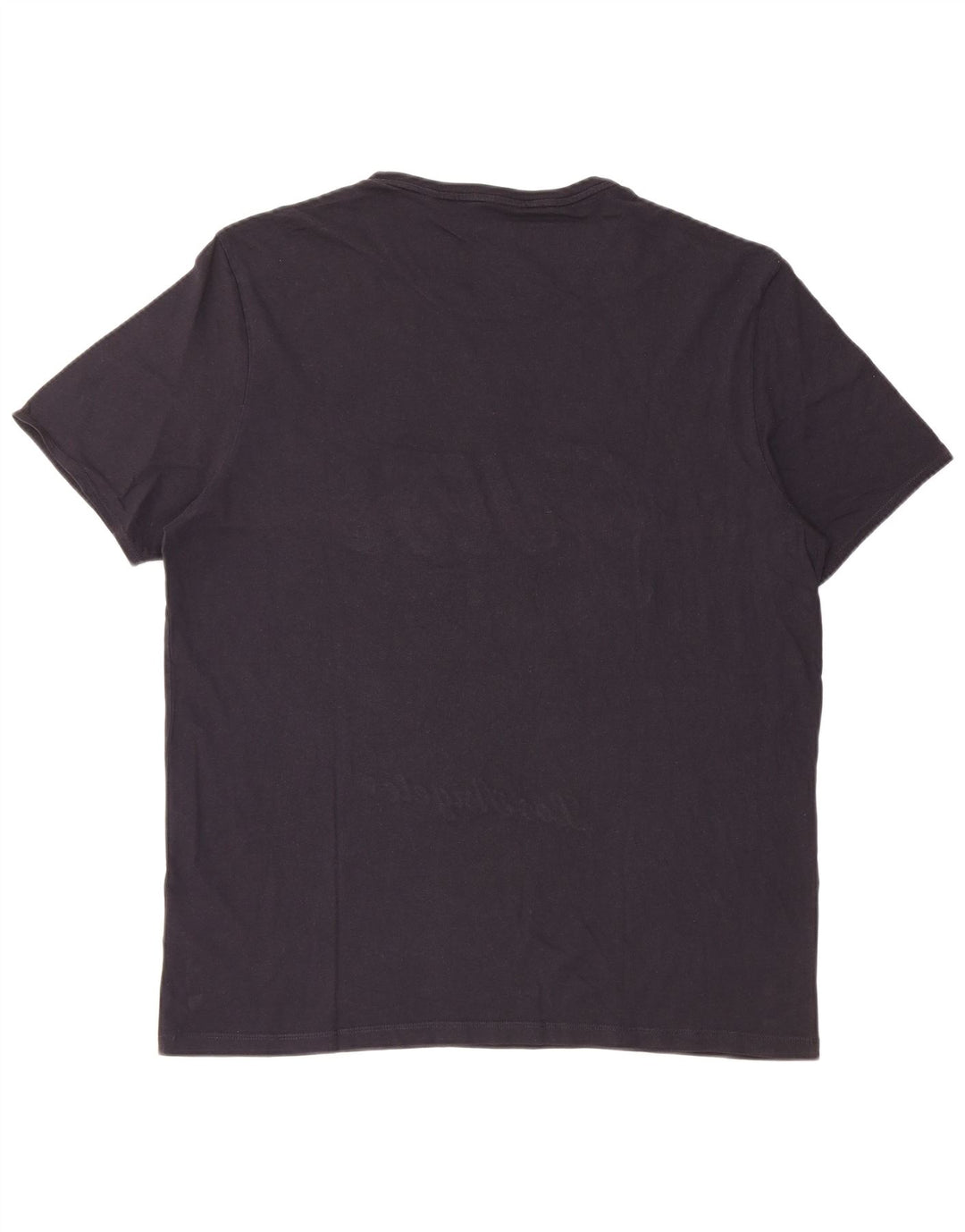 Guess Mens Graphic T-Shirt Top XL Navy Blue Cotton