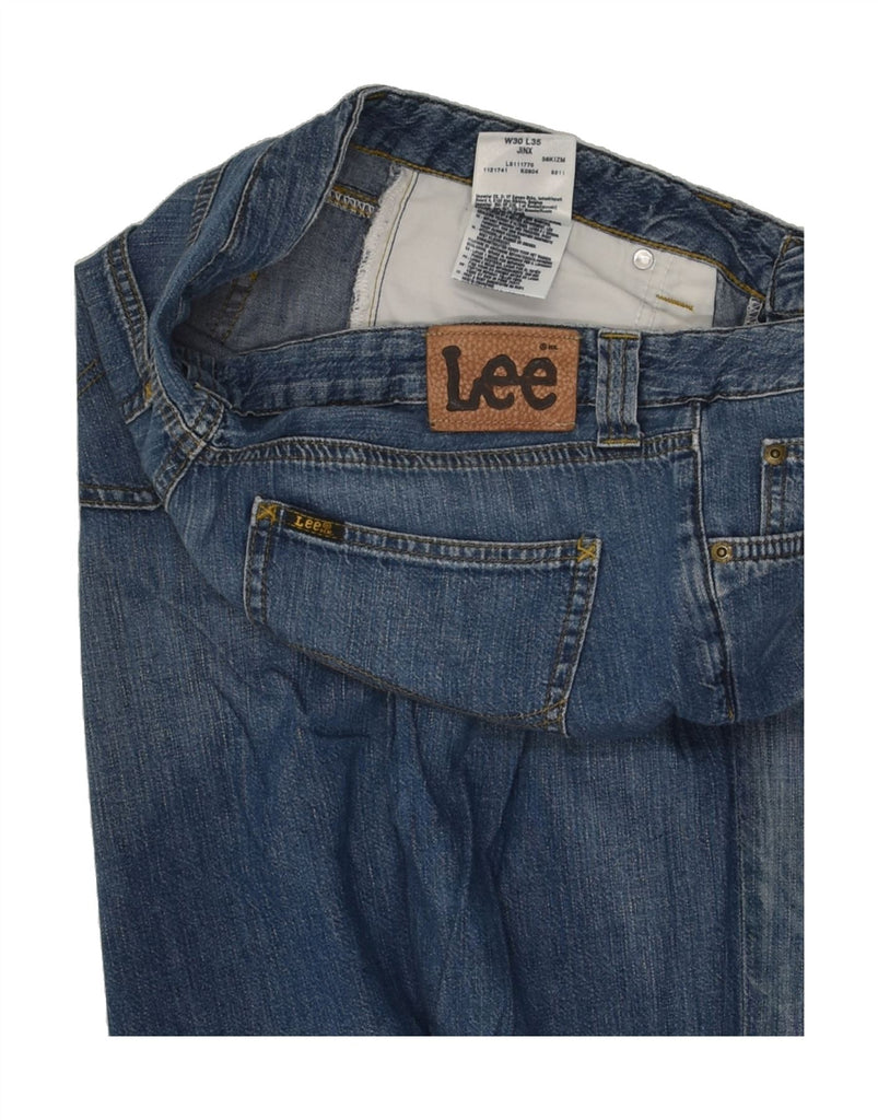 LEE Womens Jinx Straight Jeans W30 L35  Blue Cotton | Vintage Lee | Thrift | Second-Hand Lee | Used Clothing | Messina Hembry 