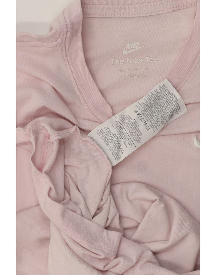 Nike Mens T-Shirt Top XS Pink Cotton