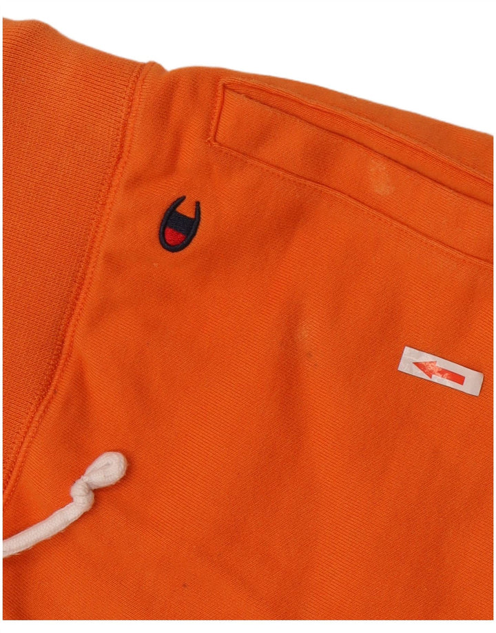 Champion Mens Graphic Sport Shorts Medium  Orange Cotton