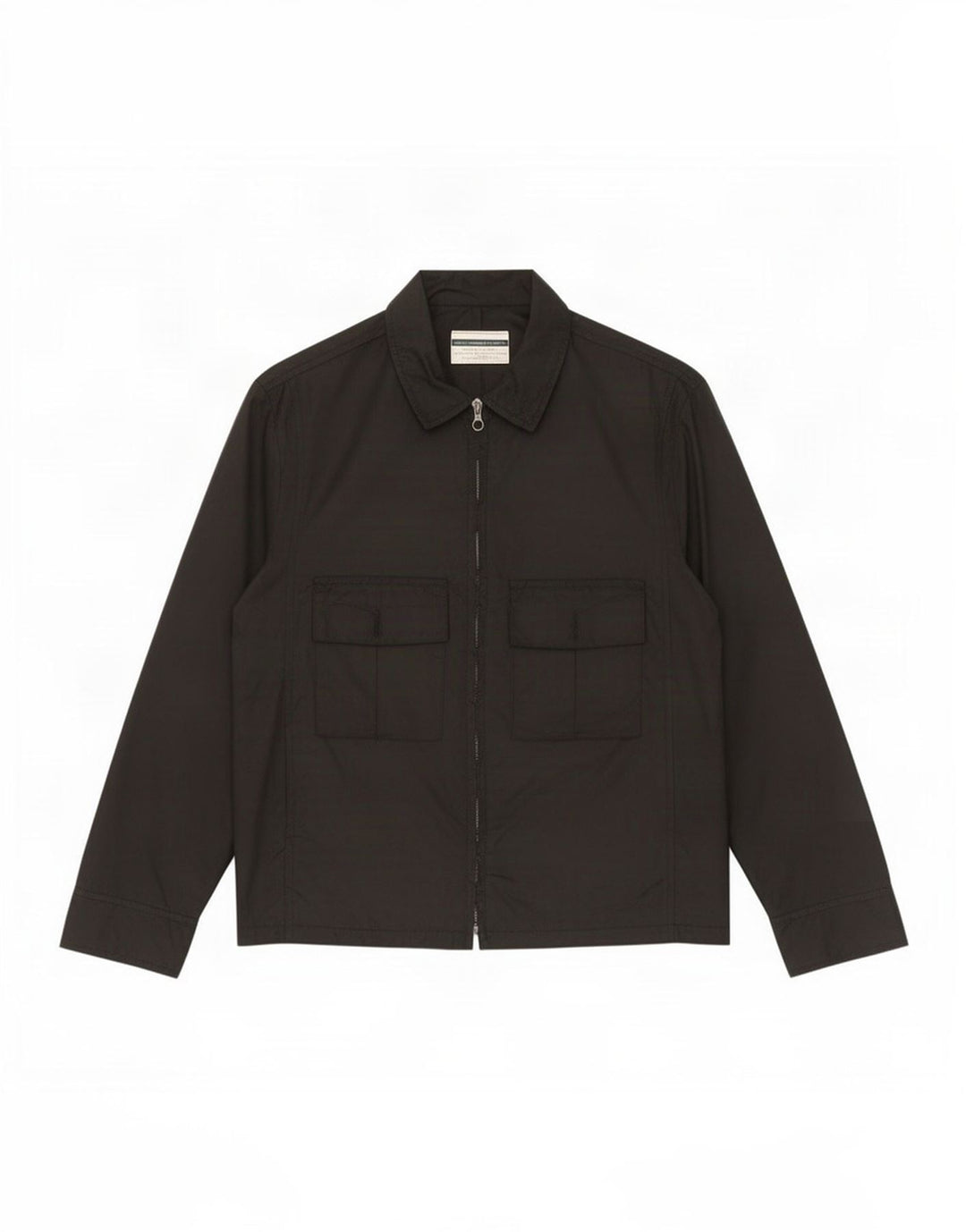 Benetton Womens Utility Jacket IT 44 Medium Black Polyamide