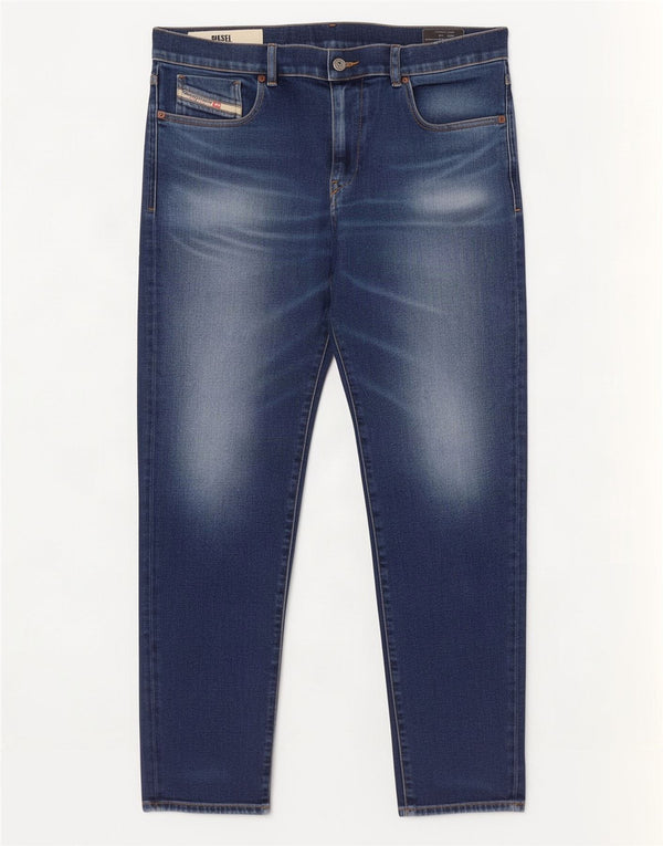 Diesel Mens Slim Jeans W34 L32 Blue Cotton