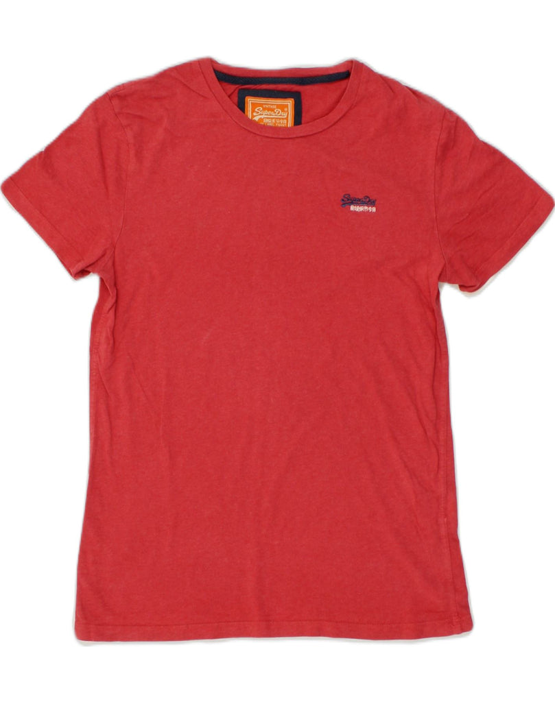 SUPERDRY Mens T-Shirt Top Medium Red Cotton | Vintage Superdry | Thrift | Second-Hand Superdry | Used Clothing | Messina Hembry 