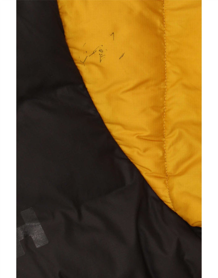 Helly Hansen Boys Hooded Padded Jacket 13-14 Years Yellow Colourblock
