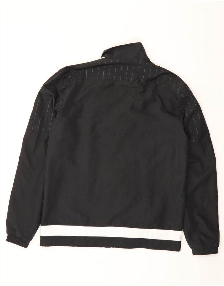 ADIDAS Mens Tracksuit Top Jacket Small Black Colourblock Polyester