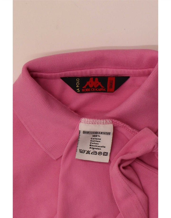 Kappa Womens Polo Shirt UK 10 Small Pink Cotton