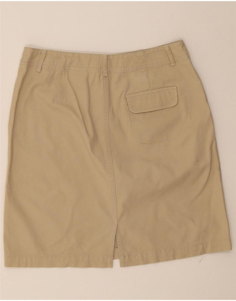 EDDIE BAUER Womens Straight Skirt US 6 Medium W30 Beige Cotton Vintage Eddie Bauer and Second-Hand Eddie Bauer from Messina Hembry 
