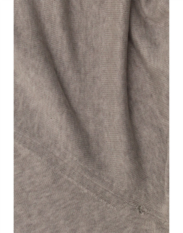 Tommy Hilfiger Mens V-Neck Jumper Sweater Medium Grey Cotton