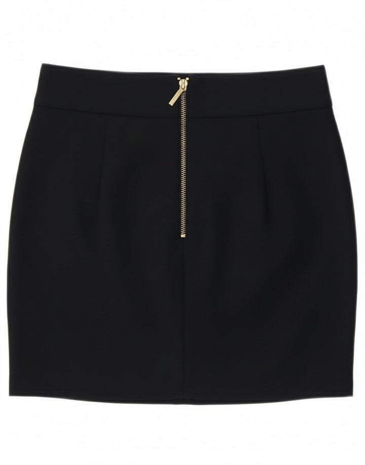 Zara Womens Mini Skirt XS W24  Navy Blue Cotton