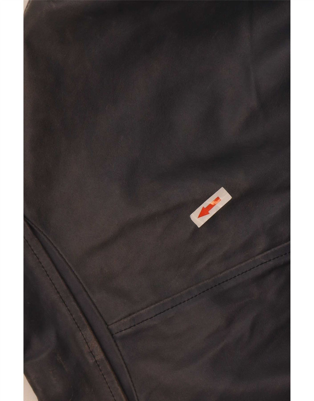 Kiros Mens Leather Jacket IT 52 XL Navy Blue