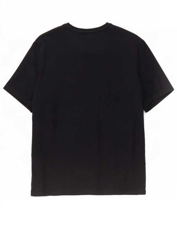 Hugo Boss Mens T-Shirt Top XL Navy Blue Cotton