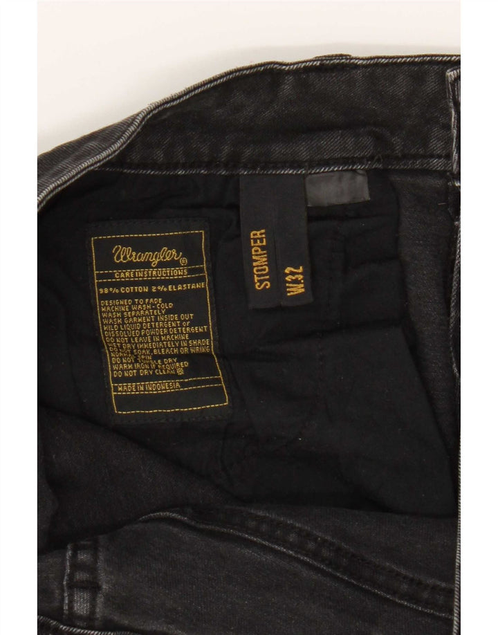 Wrangler Mens Stompers Slim Jeans W32 L30 Black Cotton