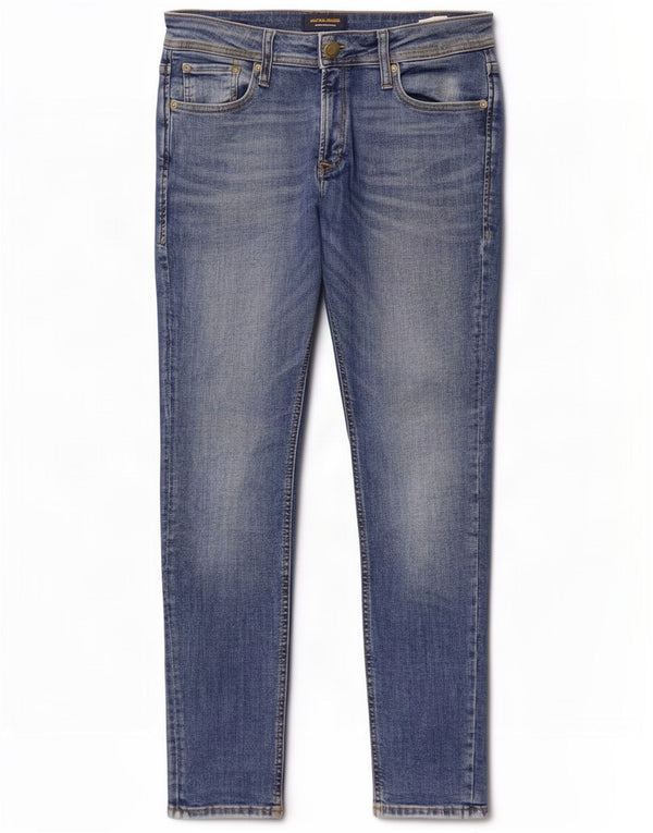 Jack & Jones Womens Skinny Jeans W31 L30 Blue Cotton