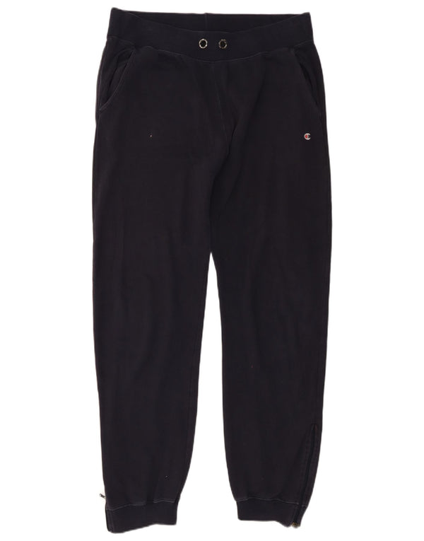 Champion Mens Tracksuit Trousers Joggers Large Navy Blue Cotton
