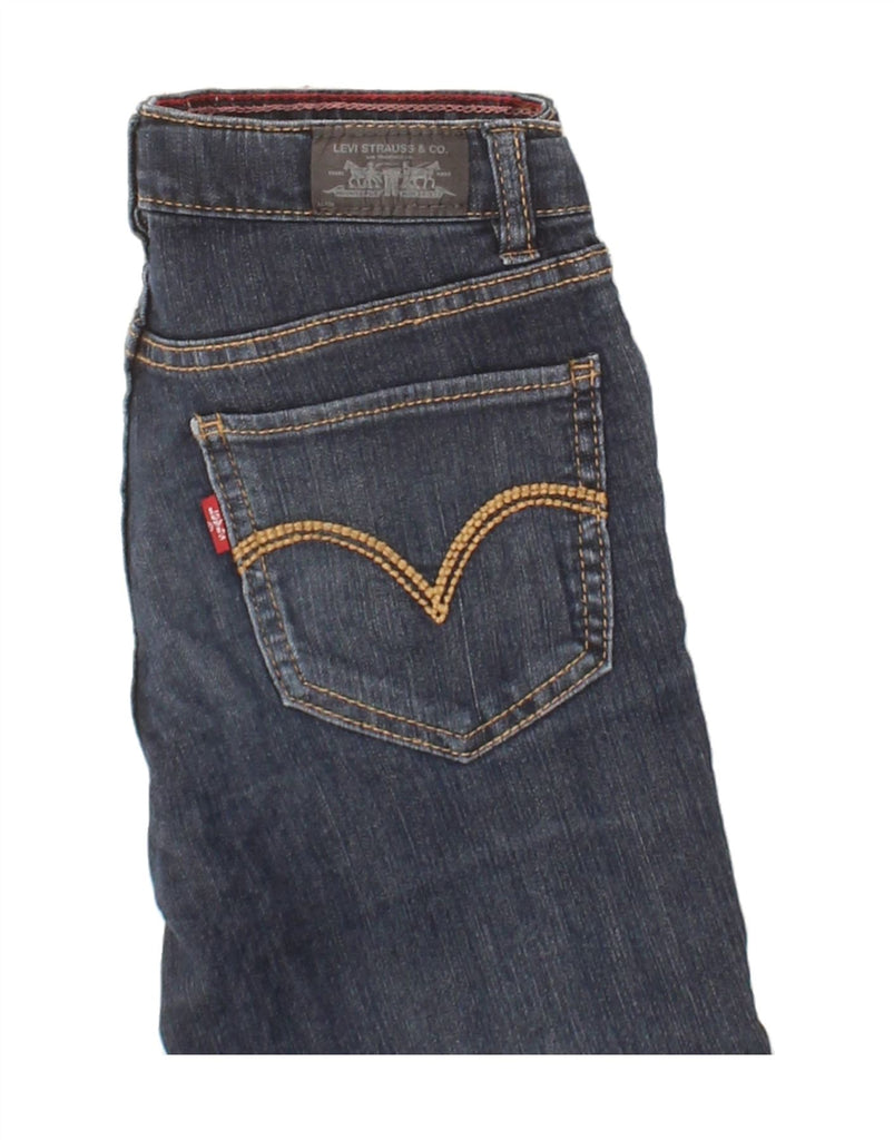 LEVI'S Girls Jegging Jeans 9-10 Years W26 L25 Navy Blue Cotton Vintage Levi's and Second-Hand Levi's from Messina Hembry 
