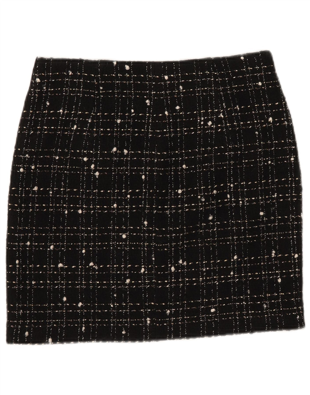 Liu Jo Womens Straight Skirt W28 Medium Black Check