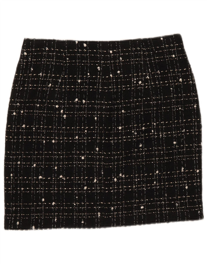 Liu Jo Womens Straight Skirt W28 Medium Black Check