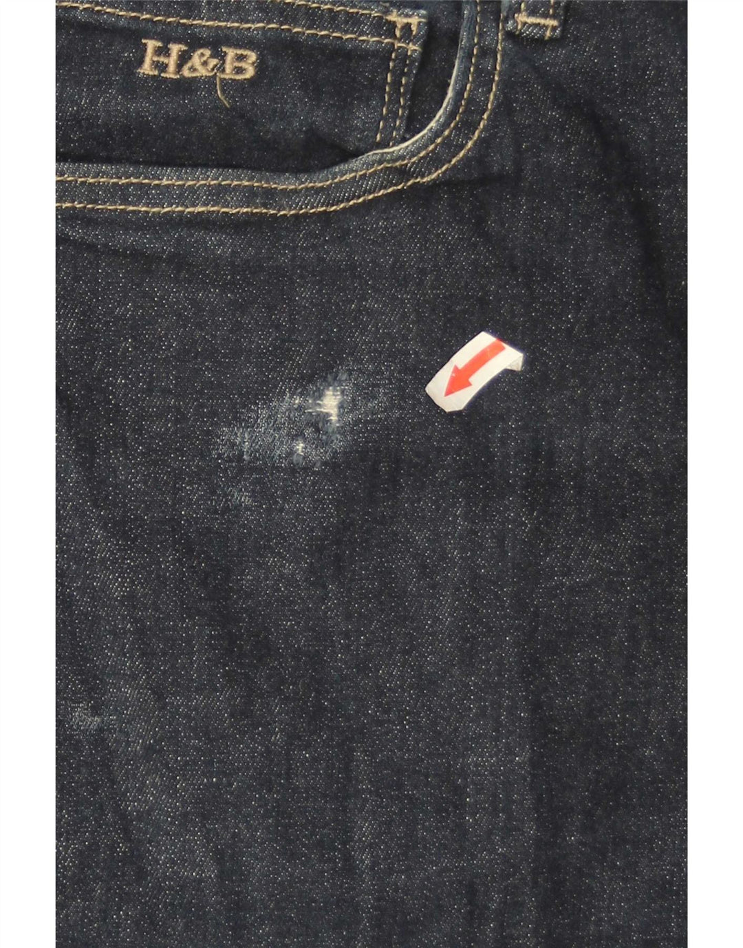 Harmont & Blaine Mens Tapered Jeans W44 L27 Navy Blue
