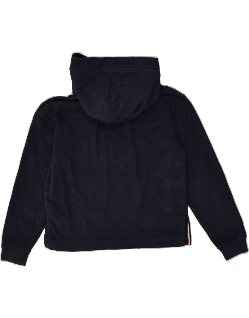 TOMMY HILFIGER Boys Fleece Graphic Hoodie Jumper 11-12 Years Navy Blue | Vintage Tommy Hilfiger | Thrift | Second-Hand Tommy Hilfiger | Used Clothing | Messina Hembry 