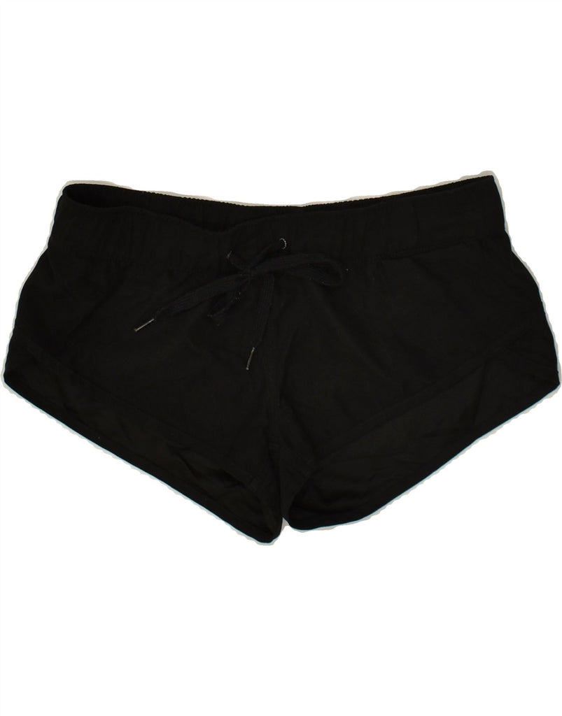 O'NEILL Womens Sport Shorts UK 10 Small Black Polyester | Vintage O'Neill | Thrift | Second-Hand O'Neill | Used Clothing | Messina Hembry 