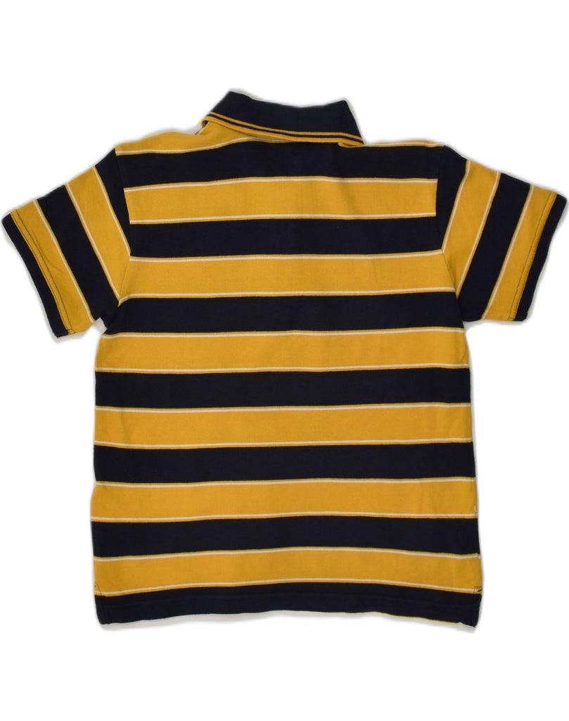 CHAMPION Boys Polo Shirt 9-10 Years Medium  Yellow Striped Cotton | Vintage Champion | Thrift | Second-Hand Champion | Used Clothing | Messina Hembry 