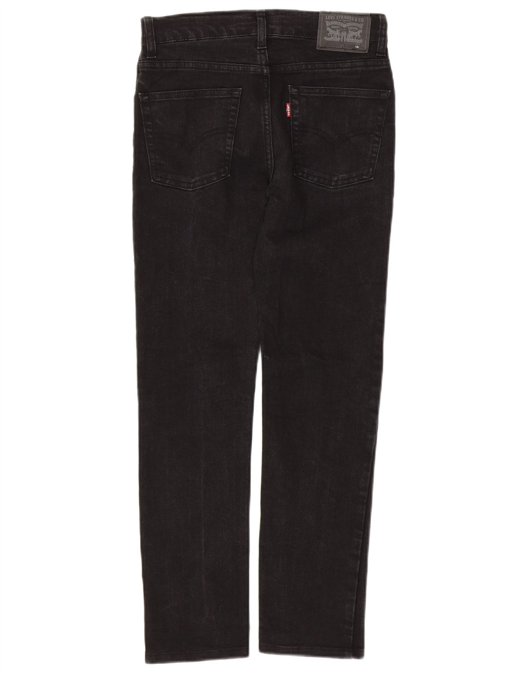 LEVI'S Boys 510 Skinny Jeans 11-12 Years W28 L27 Black Cotton