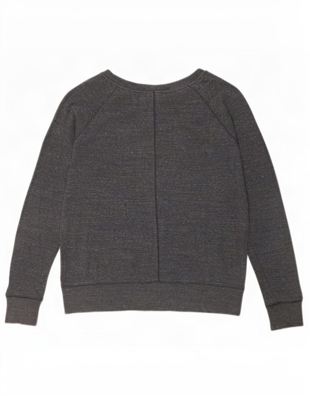 Nike Womens Sweatshirt Jumper UK 14 Medium Grey Flecked