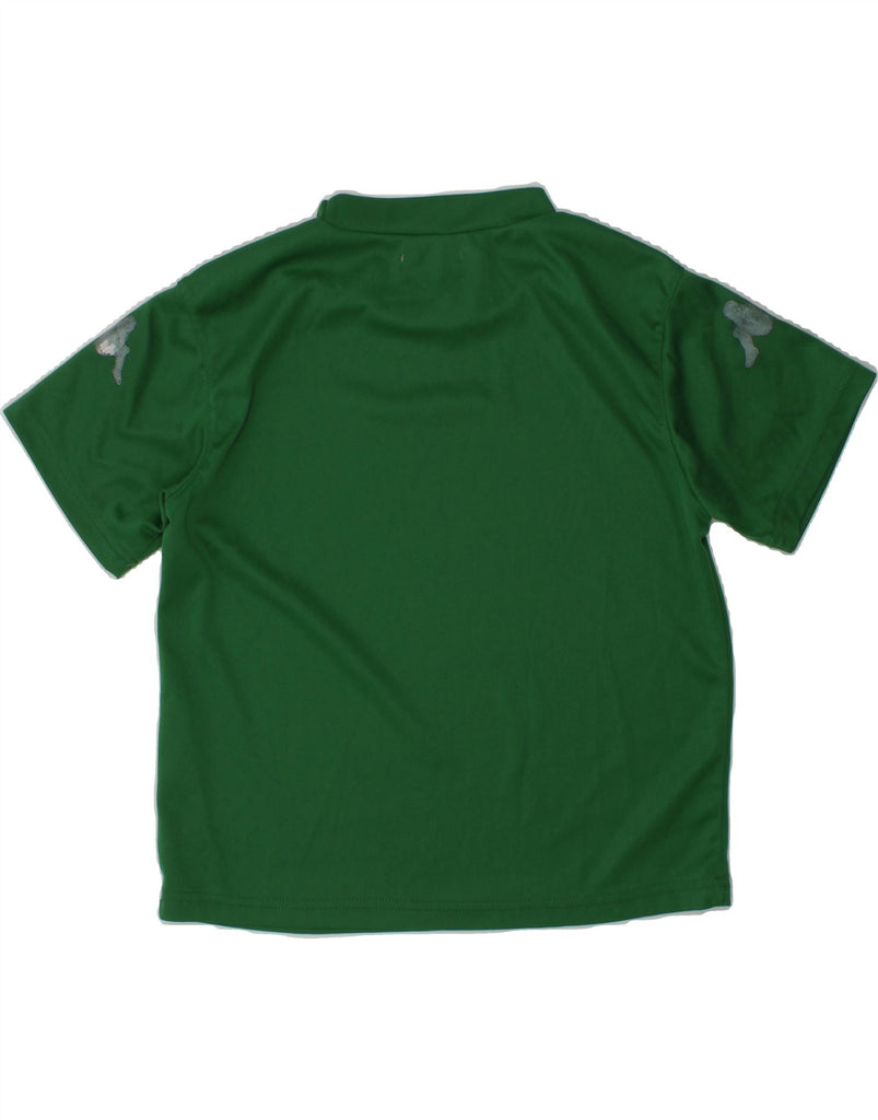 KAPPA Boys T-Shirt Top 5-6 Years Green Polyester | Vintage Kappa | Thrift | Second-Hand Kappa | Used Clothing | Messina Hembry 