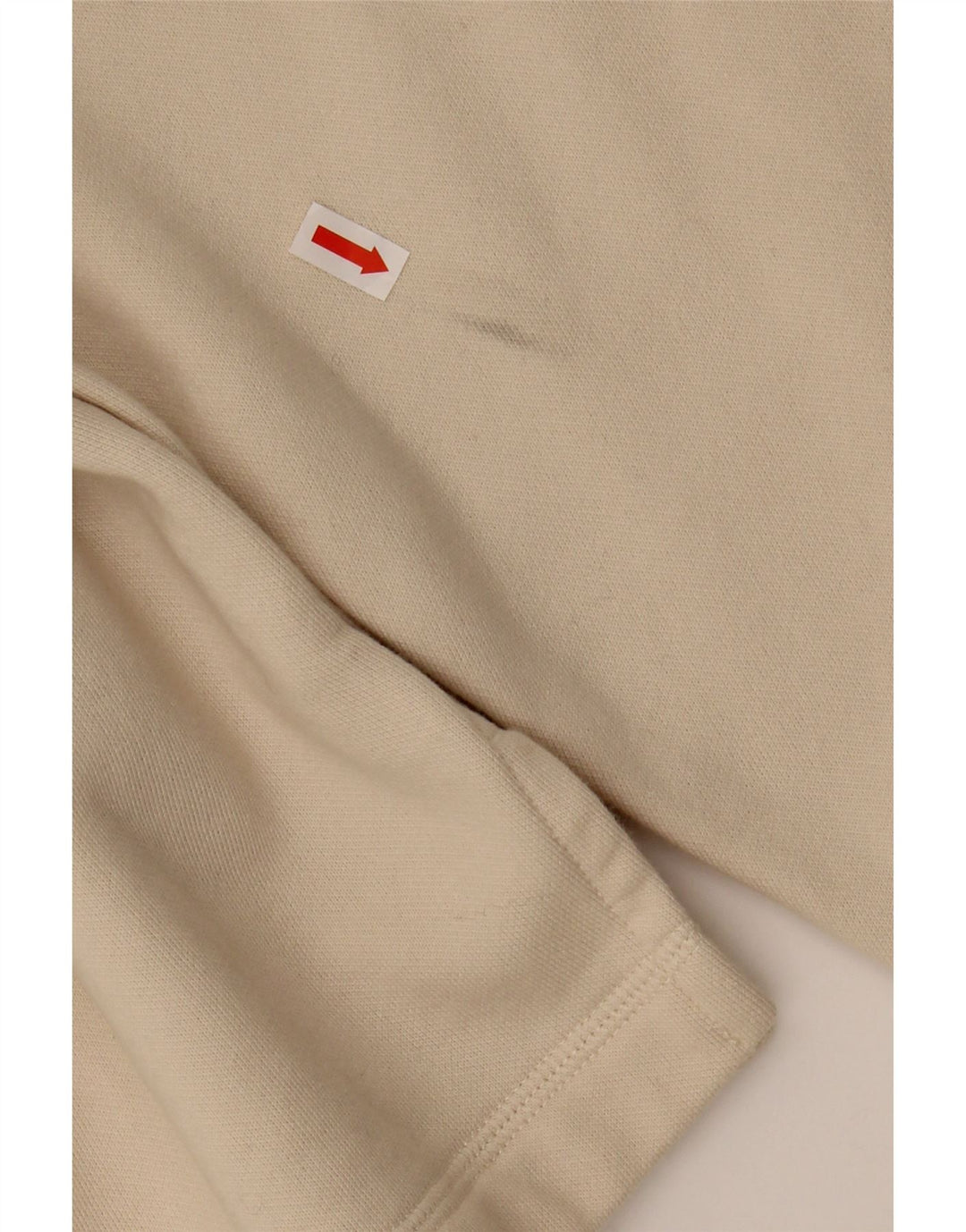 PUMA Womens Sweatshirt Jumper UK 16 Large Beige Cotton