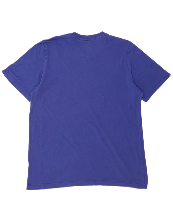 ADIDAS Mens T-Shirt Top Large Blue