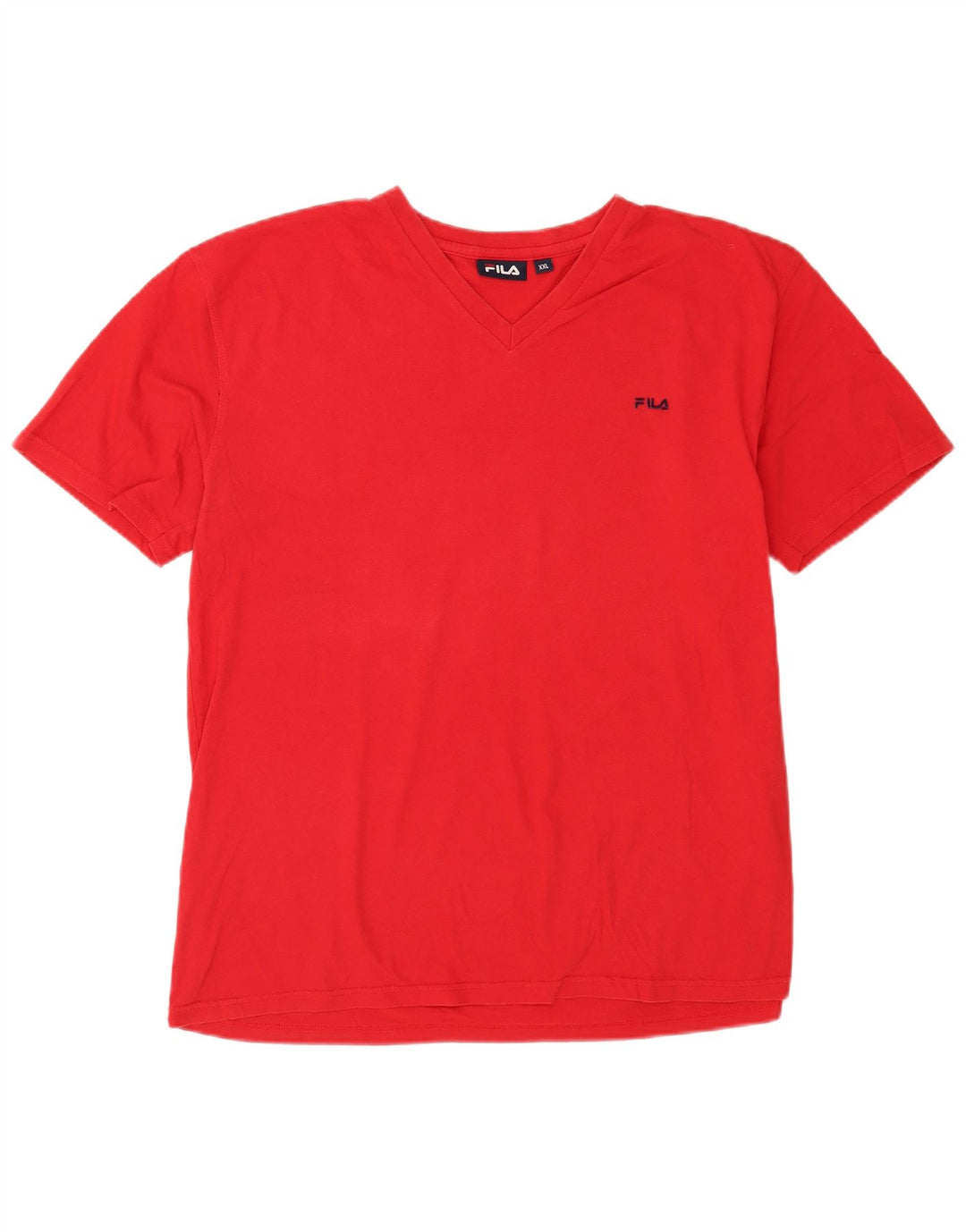 Fila Mens T-Shirt Top 2XL Red