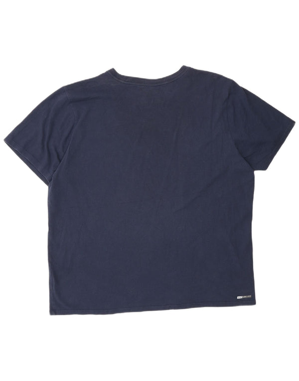 Hurley Mens Dri Fit Graphic T-Shirt Top XL Navy Blue Cotton