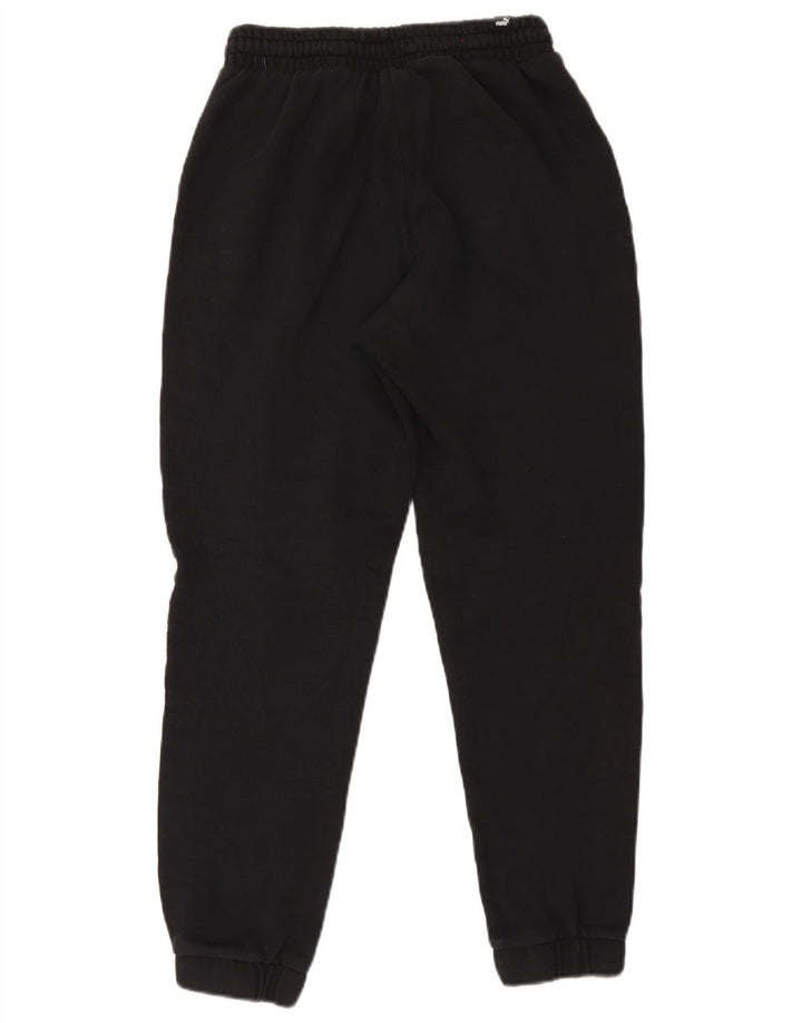 Puma Womens Graphic Tracksuit Trousers Joggers Small Black