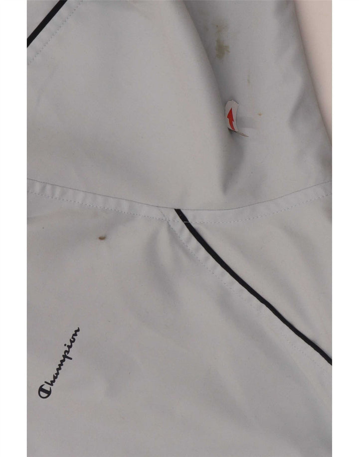 Champion Womens Tracksuit Top Jacket UK 14 Medium Blue Polyester