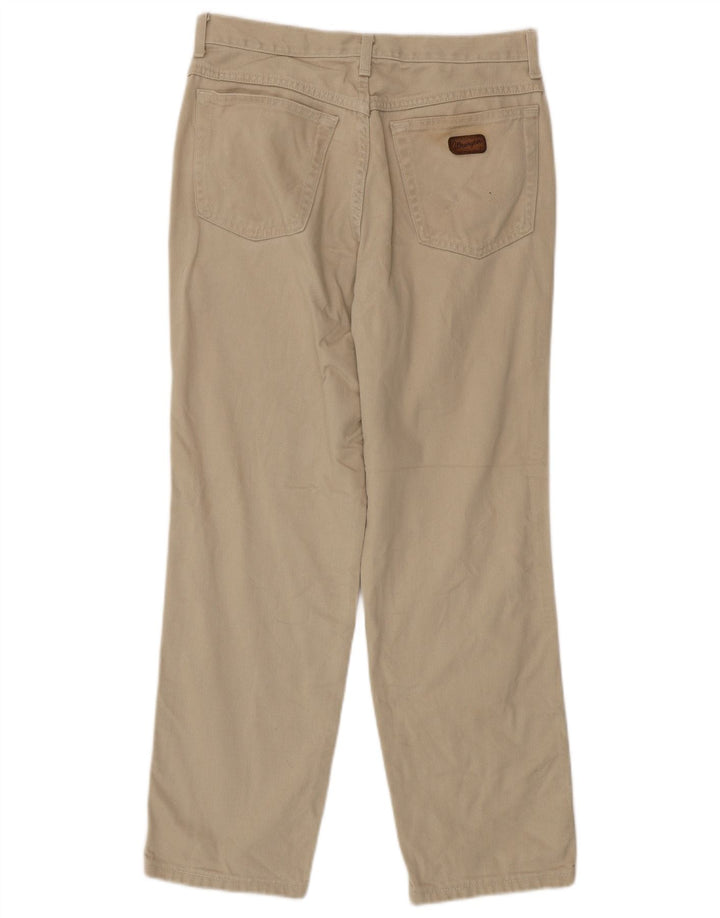 Wrangler Mens Straight Jeans W28 L29 Beige