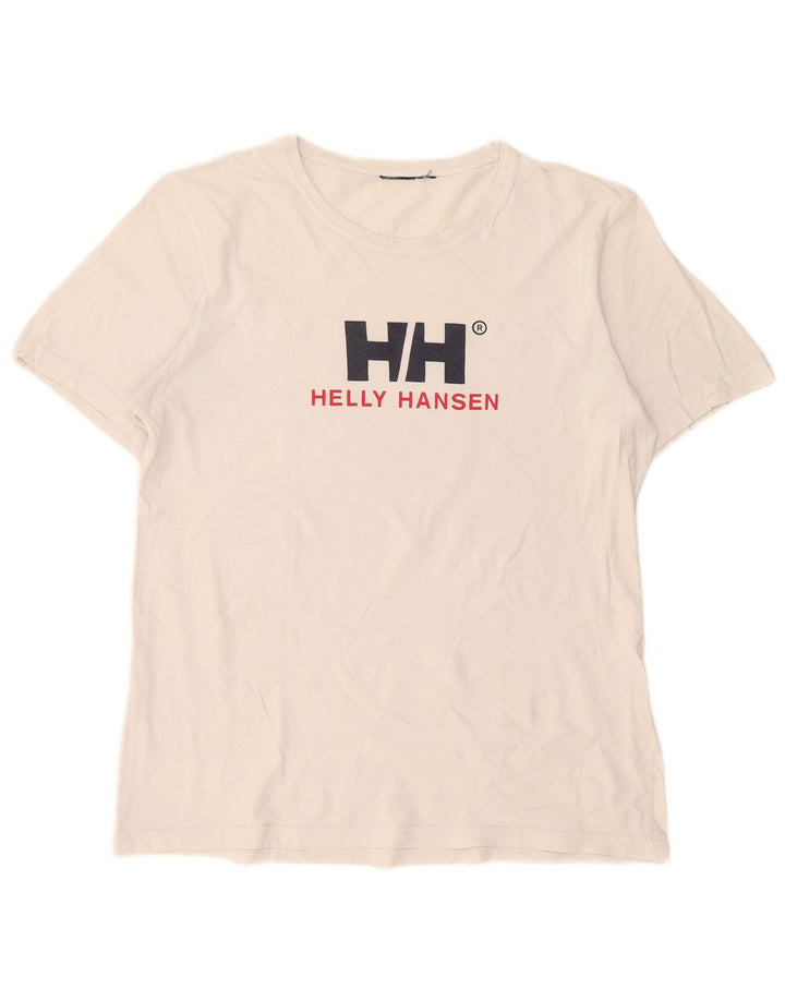 Helly Hansen Mens Graphic T-Shirt Top Large White