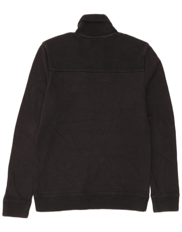 Ted Baker Mens Shawl Neck Jumper Sweater Size 4 Large Black