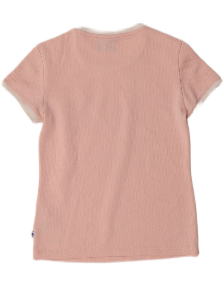 ADIDAS Womens T-Shirt Top UK 12 Medium Pink Polyester Vintage Adidas and Second-Hand Adidas from Messina Hembry 
