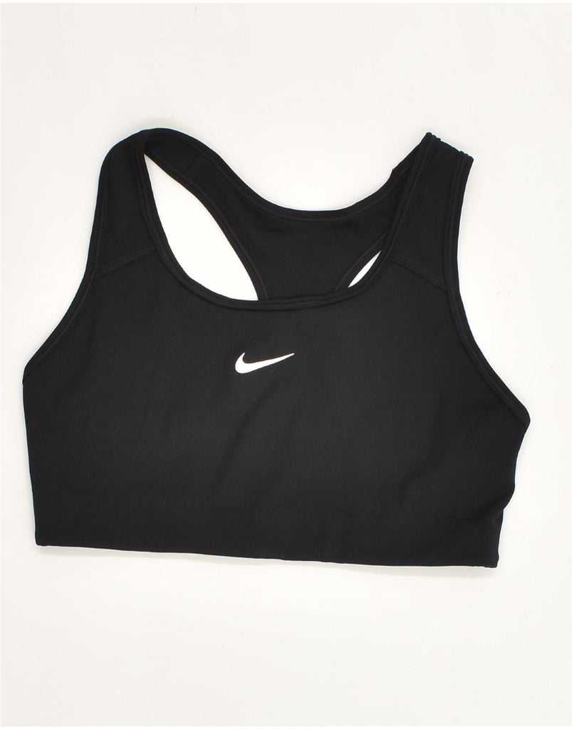 NIKE Womens Sport Bra Vest Top UK 2 2XS Black | Vintage Nike | Thrift | Second-Hand Nike | Used Clothing | Messina Hembry 