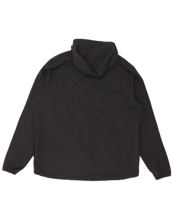 Nike Mens Hooded Rain Jacket UK 42 XL Black Polyester