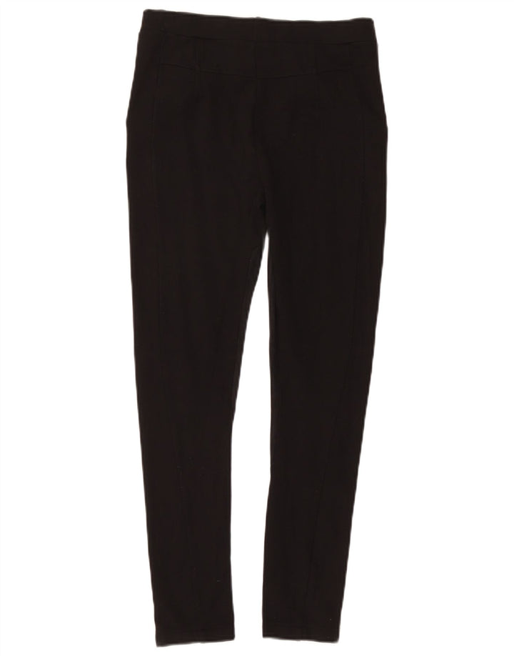 Zara Womens Leggings UK 12 Medium Black