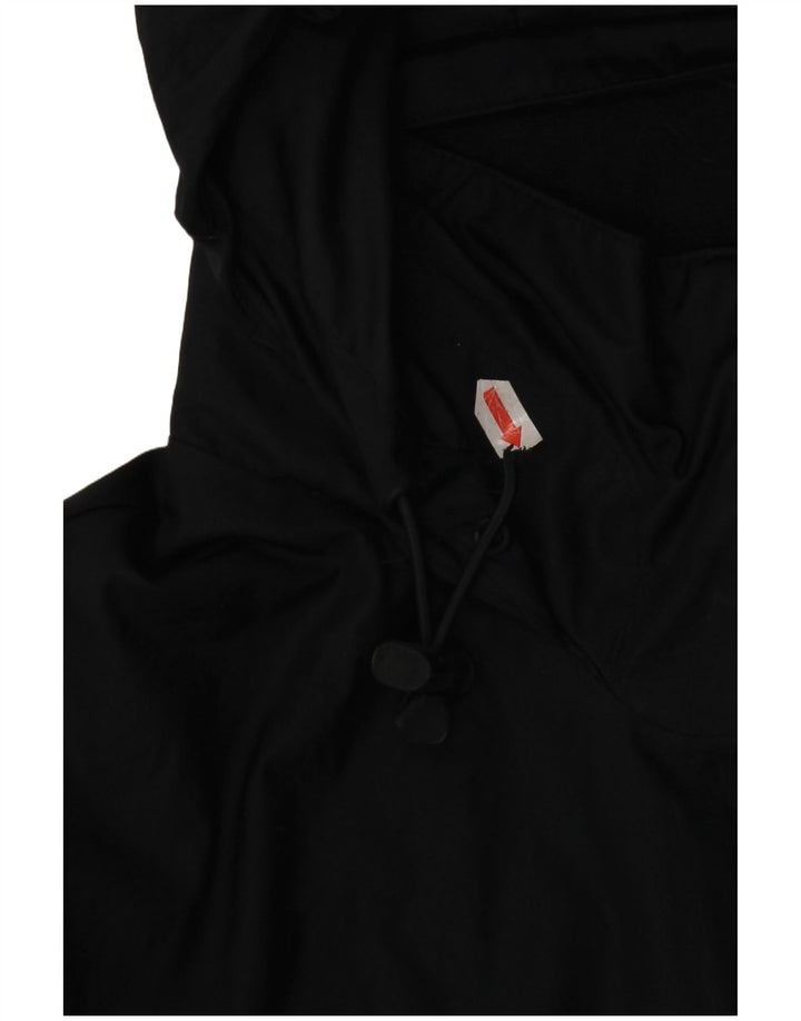 Nike Mens Graphic Hooded Rain Jacket UK 38 Medium Navy Blue Polyester