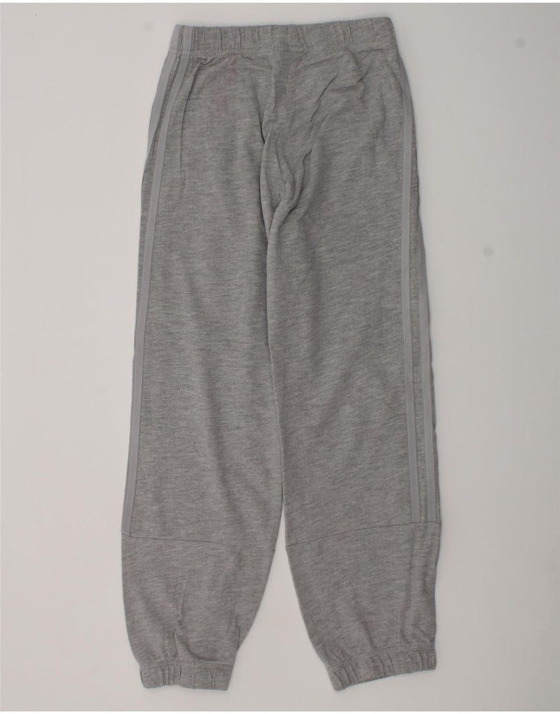 ADIDAS Girls Tracksuit Trousers Joggers 7-8 Years Grey Cotton | Vintage Adidas | Thrift | Second-Hand Adidas | Used Clothing | Messina Hembry 